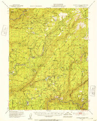 Download a high-resolution, GPS-compatible USGS topo map for Mooreville Ridge, CA (1953 edition)