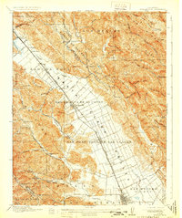 Download a high-resolution, GPS-compatible USGS topo map for Morgan Hill, CA (1931 edition)