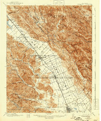 Download a high-resolution, GPS-compatible USGS topo map for Morgan Hill, CA (1941 edition)