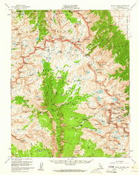 Download a high-resolution, GPS-compatible USGS topo map for Mount Whitney, CA (1961 edition)