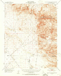 preview thumbnail of historical topo map of Inyo County, CA in 1953