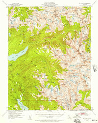 Download a high-resolution, GPS-compatible USGS topo map for Mt Abbot, CA (1957 edition)