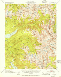 Download a high-resolution, GPS-compatible USGS topo map for Mt Abbot, CA (1955 edition)