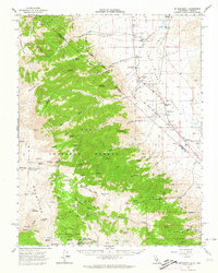 Download a high-resolution, GPS-compatible USGS topo map for Mt Barcroft, CA (1964 edition)