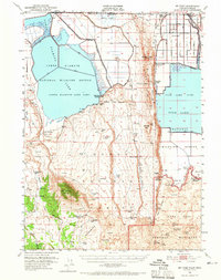 Download a high-resolution, GPS-compatible USGS topo map for Mt Dome, CA (1965 edition)