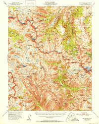 Download a high-resolution, GPS-compatible USGS topo map for Mt Goddard, CA (1952 edition)