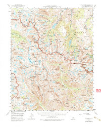 Download a high-resolution, GPS-compatible USGS topo map for Mt Goddard, CA (1980 edition)
