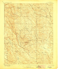 1897 Map of Mt. Hamilton, 1906 Print