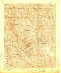 1897 Map of Mt. Hamilton, 1913 Print