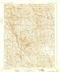 1897 Map of Mt. Hamilton, 1932 Print