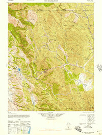 preview thumbnail of historical topo map of Santa Clara County, CA in 1947