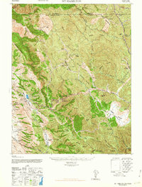 Download a high-resolution, GPS-compatible USGS topo map for Mt Hamilton, CA (1963 edition)