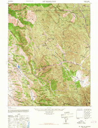 preview thumbnail of historical topo map of Santa Clara County, CA in 1967