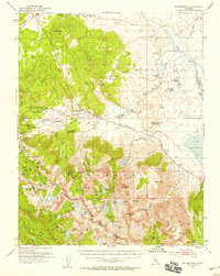 Download a high-resolution, GPS-compatible USGS topo map for Mt Morrison, CA (1958 edition)