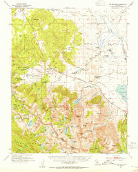 Download a high-resolution, GPS-compatible USGS topo map for Mt Morrison, CA (1955 edition)