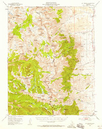 Download a high-resolution, GPS-compatible USGS topo map for Mt Pinchot, CA (1958 edition)