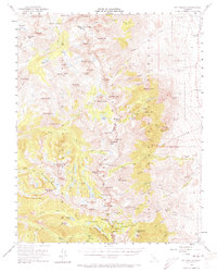 Download a high-resolution, GPS-compatible USGS topo map for Mt Pinchot, CA (1973 edition)