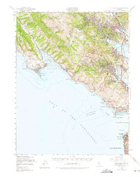 Download a high-resolution, GPS-compatible USGS topo map for Mt Tamalpais, CA (1975 edition)
