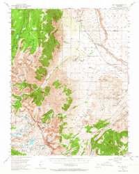 Download a high-resolution, GPS-compatible USGS topo map for Mt Tom, CA (1964 edition)