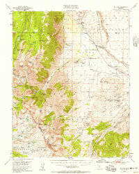 Download a high-resolution, GPS-compatible USGS topo map for Mt Tom, CA (1958 edition)