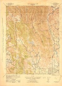 preview thumbnail of historical topo map of Solano County, CA in 1942