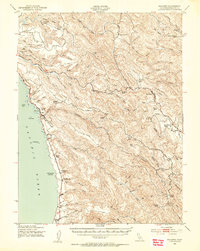Download a high-resolution, GPS-compatible USGS topo map for Navarro, CA (1954 edition)
