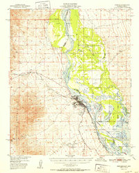 Download a high-resolution, GPS-compatible USGS topo map for Needles, CA (1952 edition)