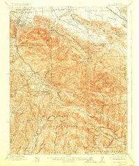 1919 Map of New Almaden, 1928 Print