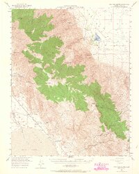 preview thumbnail of historical topo map of Inyo County, CA in 1950