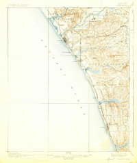 Download a high-resolution, GPS-compatible USGS topo map for Oceanside, CA (1925 edition)