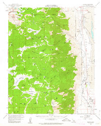 Download a high-resolution, GPS-compatible USGS topo map for Olancha, CA (1963 edition)