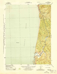 Download a high-resolution, GPS-compatible USGS topo map for Orick, CA (1945 edition)
