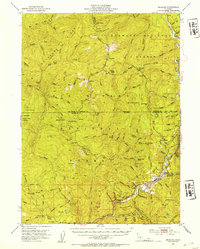 preview thumbnail of historical topo map of Humboldt County, CA in 1952