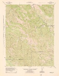 preview thumbnail of historical topo map of Mendocino County, CA in 1944