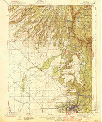Download a high-resolution, GPS-compatible USGS topo map for Oroville, CA (1944 edition)