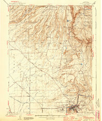 Download a high-resolution, GPS-compatible USGS topo map for Oroville, CA (1944 edition)