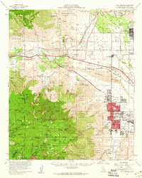 Download a high-resolution, GPS-compatible USGS topo map for Palm Springs, CA (1960 edition)