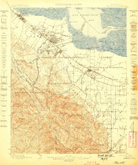 1899 Map of Palo Alto