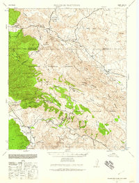 Download a high-resolution, GPS-compatible USGS topo map for Palomar Mountain, CA (1960 edition)