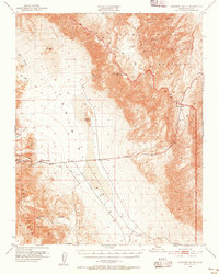 Download a high-resolution, GPS-compatible USGS topo map for Panamint Butte, CA (1956 edition)