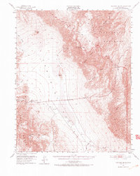 Download a high-resolution, GPS-compatible USGS topo map for Panamint Butte, CA (1967 edition)