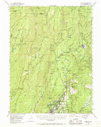 Download a high-resolution, GPS-compatible USGS topo map for Paradise, CA (1968 edition)