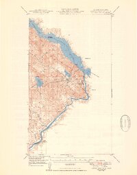preview thumbnail of historical topo map of California, United States in 1950