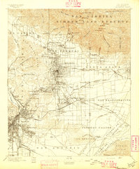 1896 Map of Pasadena