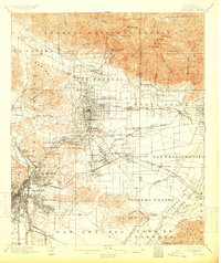 Download a high-resolution, GPS-compatible USGS topo map for Pasadena, CA (1913 edition)