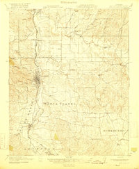 Download a high-resolution, GPS-compatible USGS topo map for Paso Robles, CA (1919 edition)