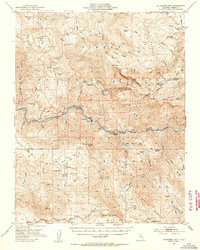 Download a high-resolution, GPS-compatible USGS topo map for Patterson Mountain, CA (1955 edition)