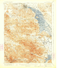 1914 Map of Petaluma, 1924 Print