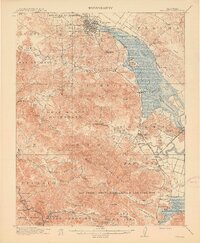 1914 Map of Petaluma