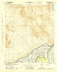 Download a high-resolution, GPS-compatible USGS topo map for Picacho Peak, CA (1945 edition)